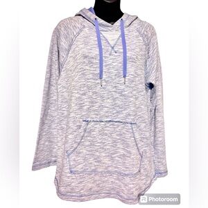 Calvin Klein Sport Athletic Hoodie Sweatshirt Periwinkle Blue SZ S